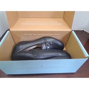 Life Stride Demure Black Cowgirl 2 Ladies Slup On Shoes SZ 6